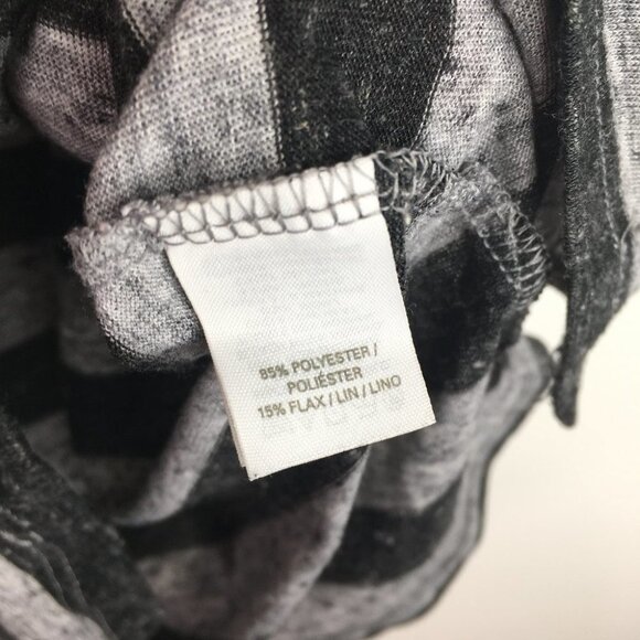 Victoria’s Secret Black/gray striped top - Picture 5 of 6
